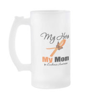 Leukemia Ribbon My HERO My Mom mugs by giftsforawareness Leukemia Ribbon My HERO My Mom mugs