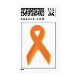Leukemia ribbon stamp
