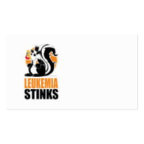 Leukemia Stinks business cards
