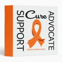 Leukemia Support Advocate Cure Binder