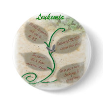 Leukemia Support Button by deesbasenjis Leukemia Support Button