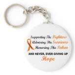 LEUKEMIA Supporting Admiring Honoring 1 Key Chain