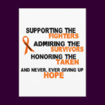 LEUKEMIA Supporting Admiring Honoring 3