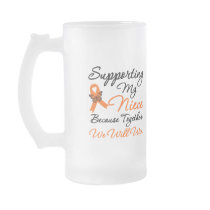 Leukemia Supporting My Niece mugs by giftsforawareness Leukemia Supporting My Niece mugs