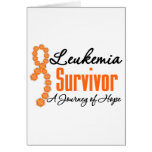 Leukemia Survivor Awareness Journey Ribbon Cards