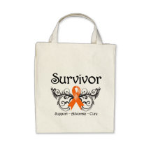 Leukemia Survivor Floral Deco Bag