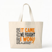 Leukemia Survivor It Came We Fought I Won bags
