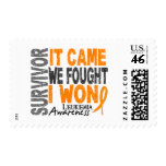 Leukemia Survivor It Came We Fought I Won postage