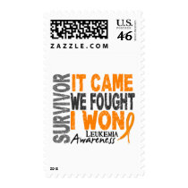 Leukemia Survivor It Came We Fought I Won Stamps