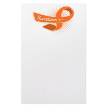 Leukemia Survivor Ribbon stationery