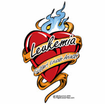 Leukemia Tattoo Heart photo sculptures