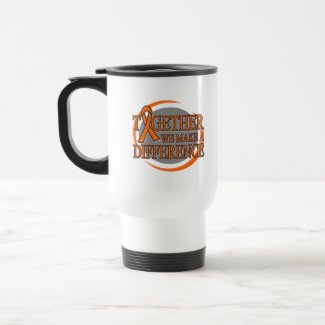 Leukemia Together We Make A Difference mug