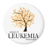 Leukemia Tree Magnets