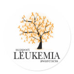 Leukemia Tree Sticker