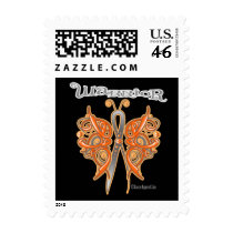 Leukemia Warrior Celtic Butterfly Postage