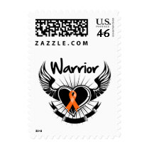 Leukemia Warrior Fighter Wings Postage Stamp