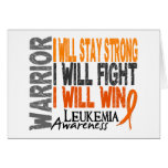Leukemia Warrior Greeting Card