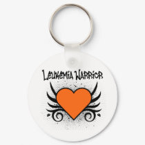 Leukemia Warrior Heart keychains