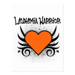 Leukemia Warrior Heart Post Cards