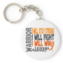 Leukemia Warrior Keychain