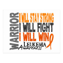 Leukemia Warrior Post Cards