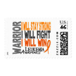 Leukemia Warrior Postage