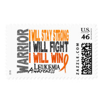 Leukemia Warrior Postage