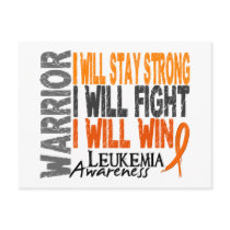 Leukemia Warrior Post Cards