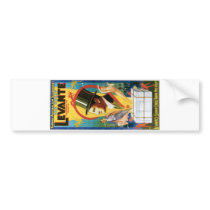 Levante ~ The Great Vintage Magic Act Bumper Sticker