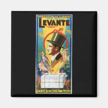 Levante ~ The Great Vintage Magic Act Magnets