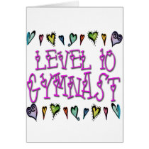 Level 10 Gymnast Greeting Card