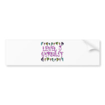 Level 3 Gymnast hearts Bumper Sticker