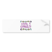 Level 4 Gymnast hearts Bumper Stickers