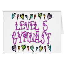 Level 5 Gymnast Greeting Cards