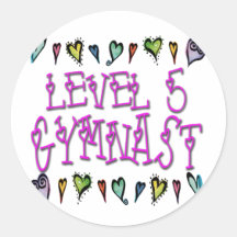 Level 5 Gymnast Stickers