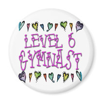 Level 6 Gymnast Refrigerator Magnet