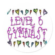 Level 6 Gymnast Sticker
