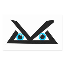 Level Logo Rectangle Sticker