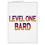 Level one bard cards