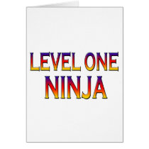 Level one ninja card
