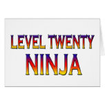 Level twenty ninja cards