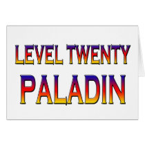 Level twenty paladin cards