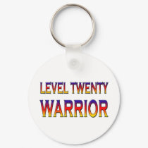 Level twenty warrior keychains by Eggznbeenz Level twenty warrior keychains