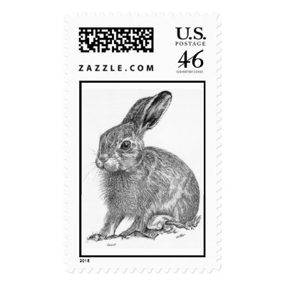 Leveret Postage Stamps by fhooper