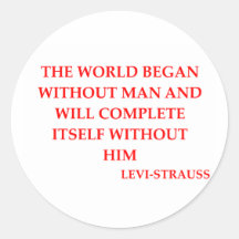 LEVI-strauss quote Stickers