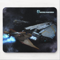 Leviathan & fighter mouse pad mousepads