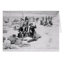 Lewis and Clark at the mouth of the Columbia Cards