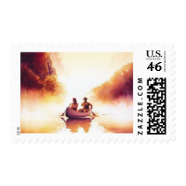 "Lewis and Clark" River Scene Watercolor postage by PaulJacksonart "Lewis and Clark" River Scene Watercolor postage