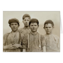 Lewis Wickes Hine - National Child Labor Committee Greeting Card