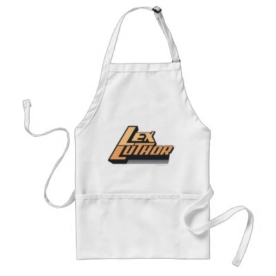 Lex Luther - Two Lines aprons